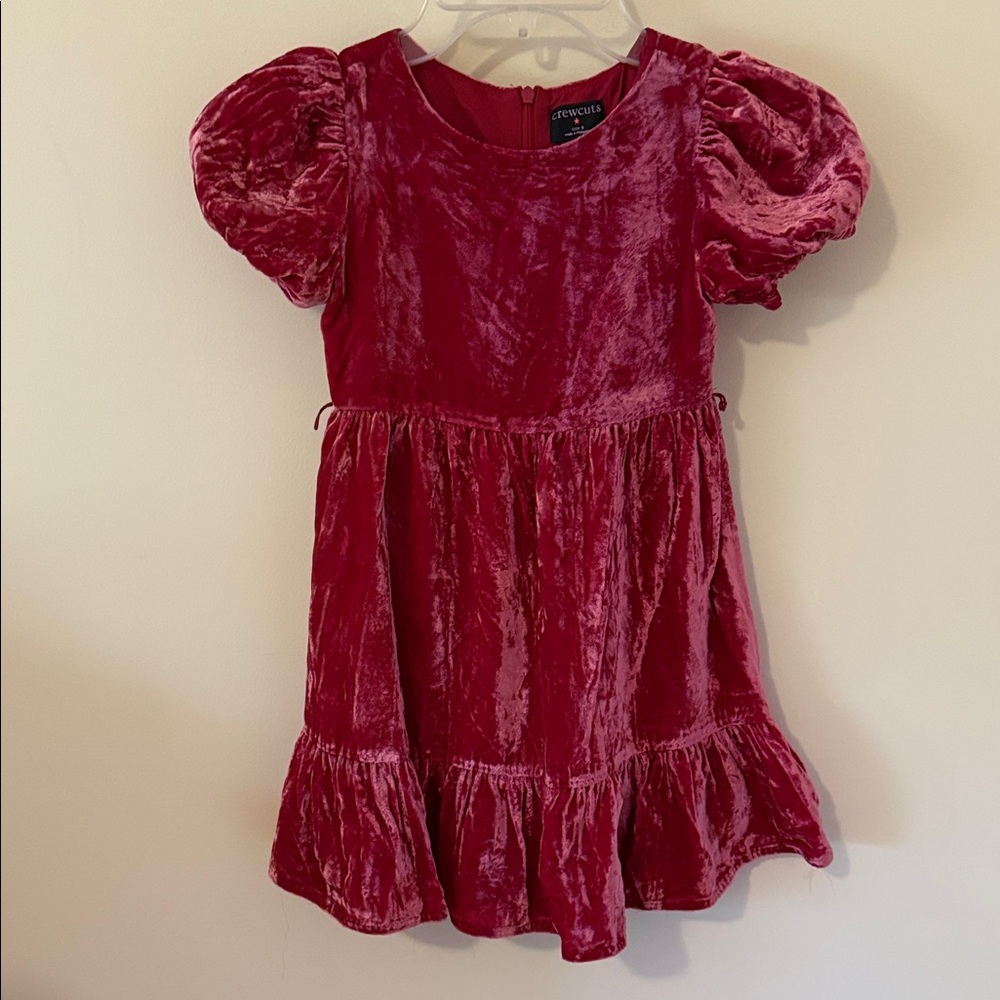Crewcuts Velvet Party Dress Sz 6